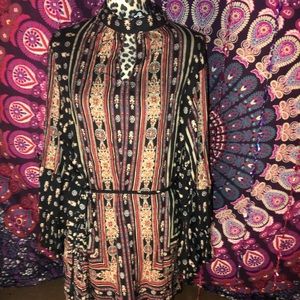 Tribal print dress